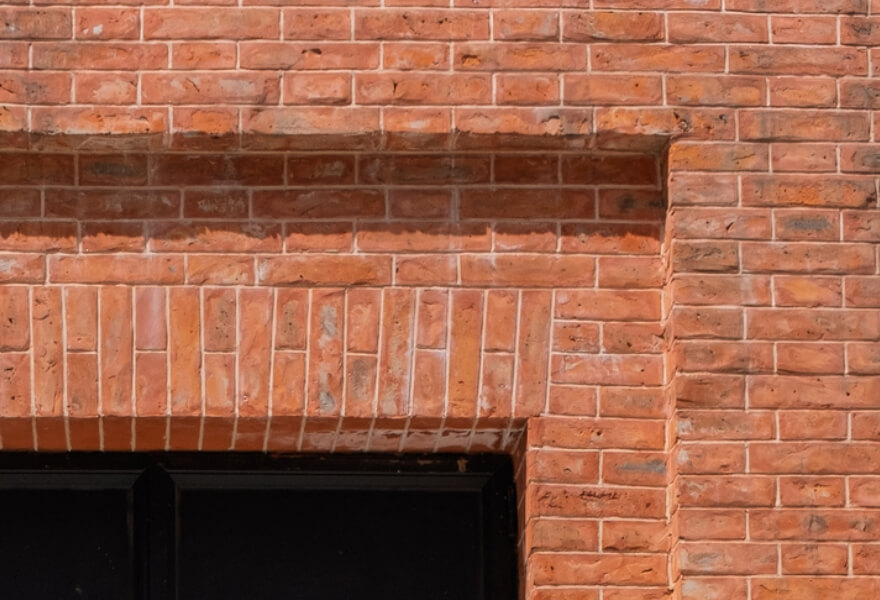 レンガの家の壁のイメージ