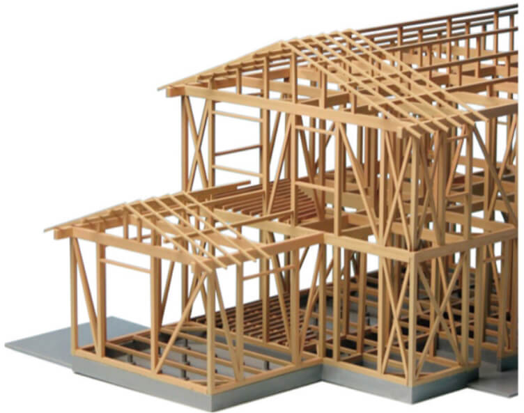 スケルトン構造図